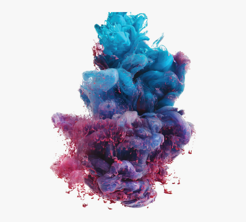 Color Drop In Water Photographed In Motion Ink Swirling - Dirty Sprite 2, HD Png Download, Free Download
