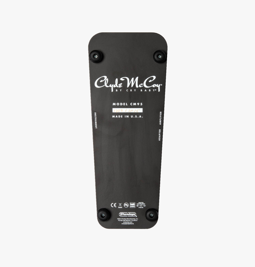 Jim Dunlop Cm95 Clyde Mccoy Crybaby Wah Effects Pedal - Dunlop John Petrucci Cry Baby, HD Png Download, Free Download