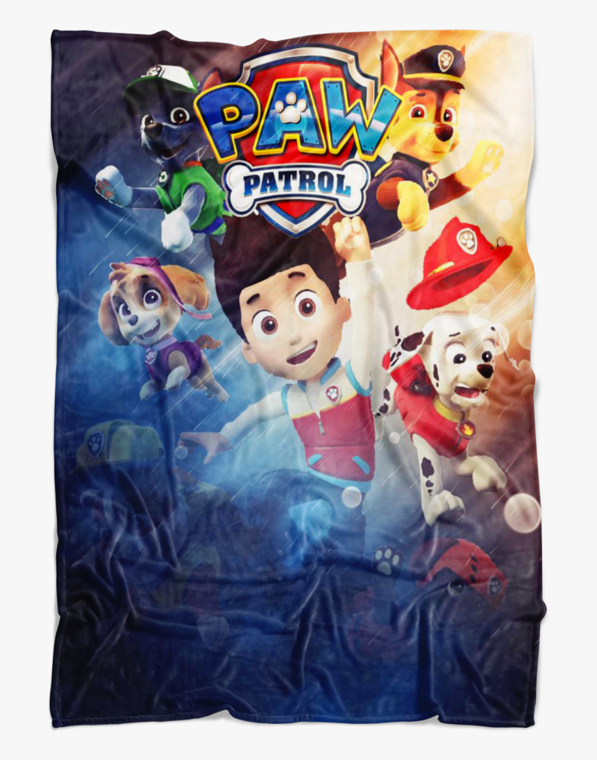 Paw Patrol Fleece Blanket Battlefield Blue Blanket - Paw Patrol, HD Png Download, Free Download