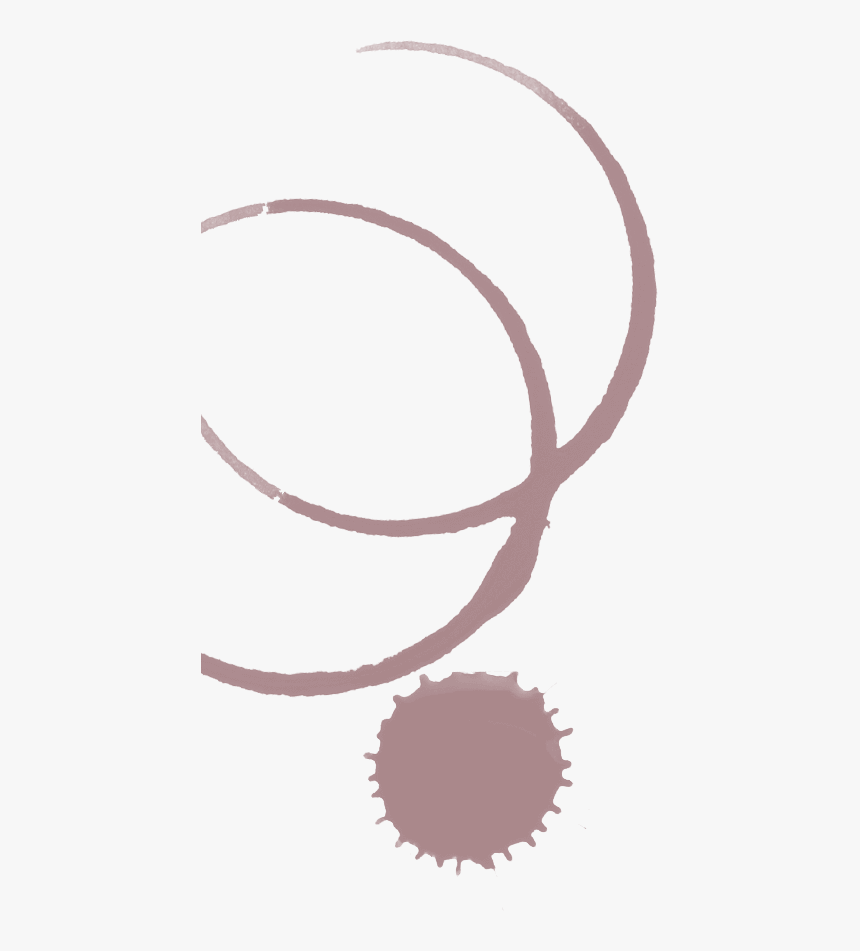 Wine Ring Stain Png - Circle, Transparent Png, Free Download