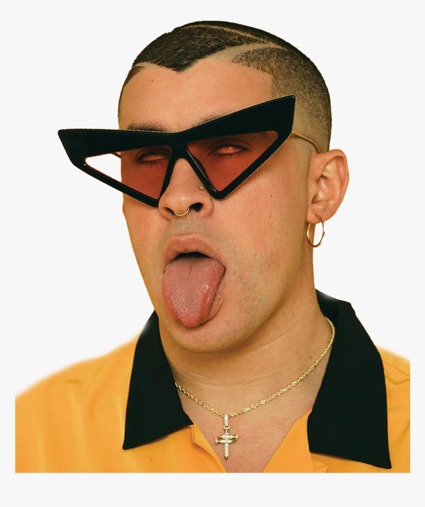 Bad Bunny Png Image - Bad Bunny Tongue Out, Transparent Png - kindpng.