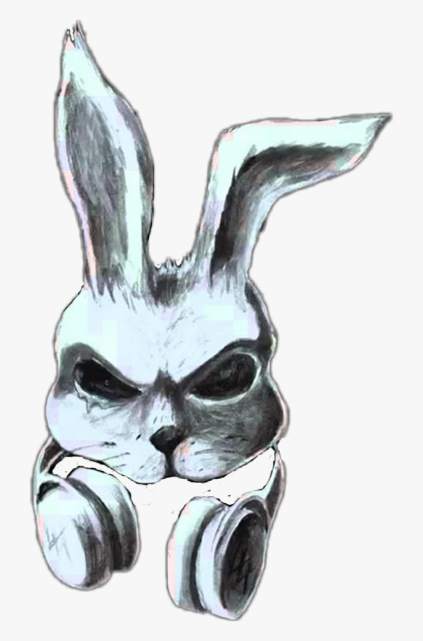 #bunny #conejo #malo #bad #música #music, HD Png Download, Free Download