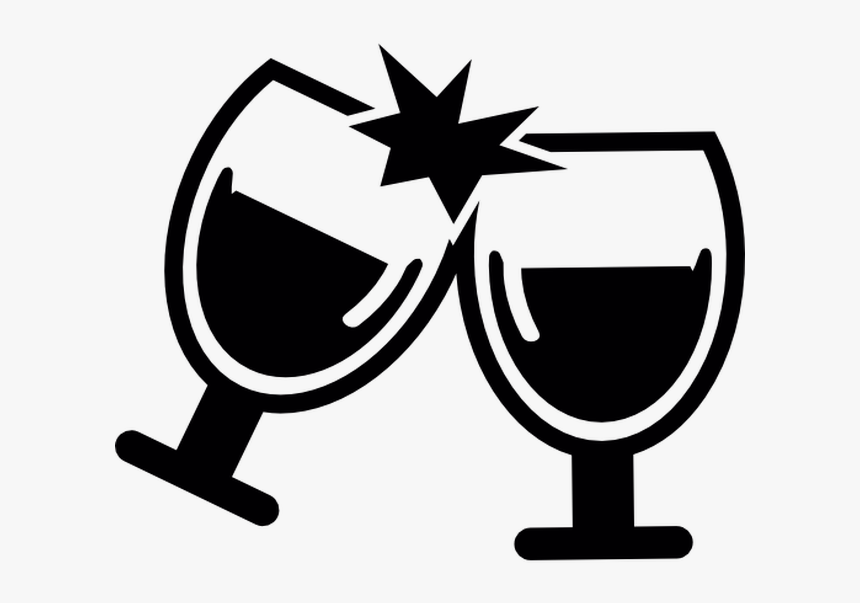 Transparent Wine Glass Icon Png - Beer Wine Cheers Icon, Png Download, Free Download