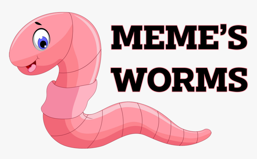 Live Worms On The Internet - Cartoon, HD Png Download, Free Download