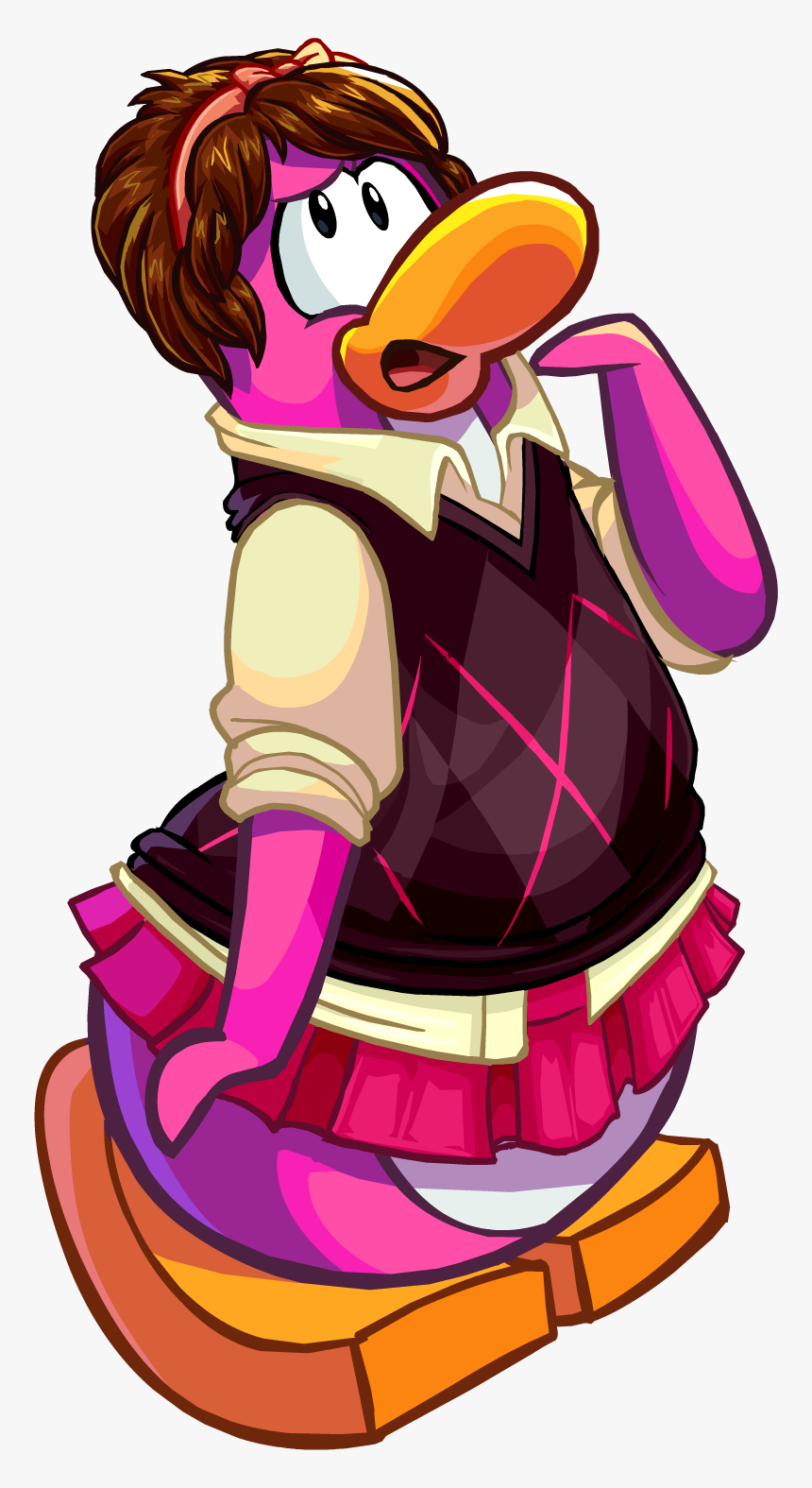 Cpt 465 Girl Penguin - Club Penguin Png Girl, Transparent Png, Free Download