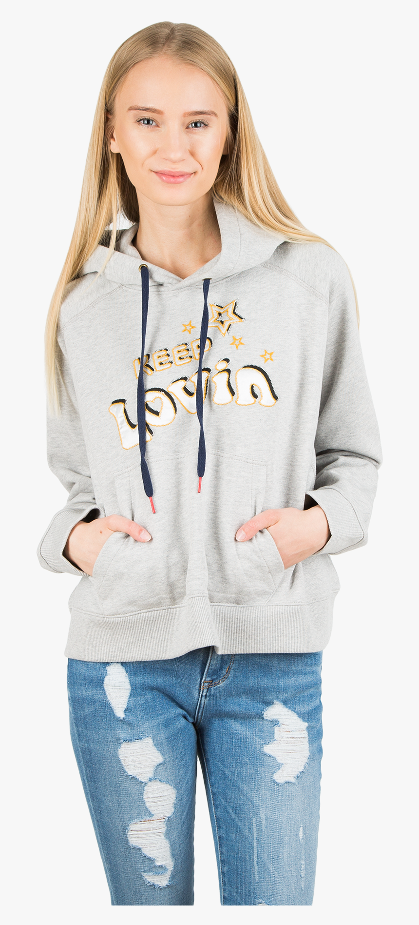 Hoodie Gigi Hadid Slogan Hoodie-1 - Hoodie, HD Png Download, Free Download