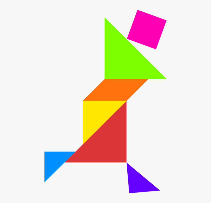 Graphic Design,triangle,area - Tangram Imagens Png, Transparent Png, Free Download