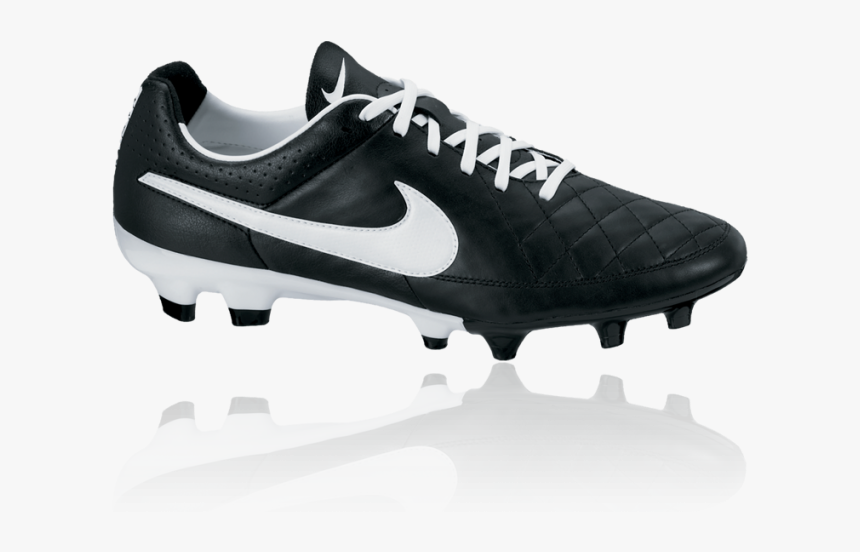 Nike Tiempo Negro Con Blanco HD Png Download kindpng