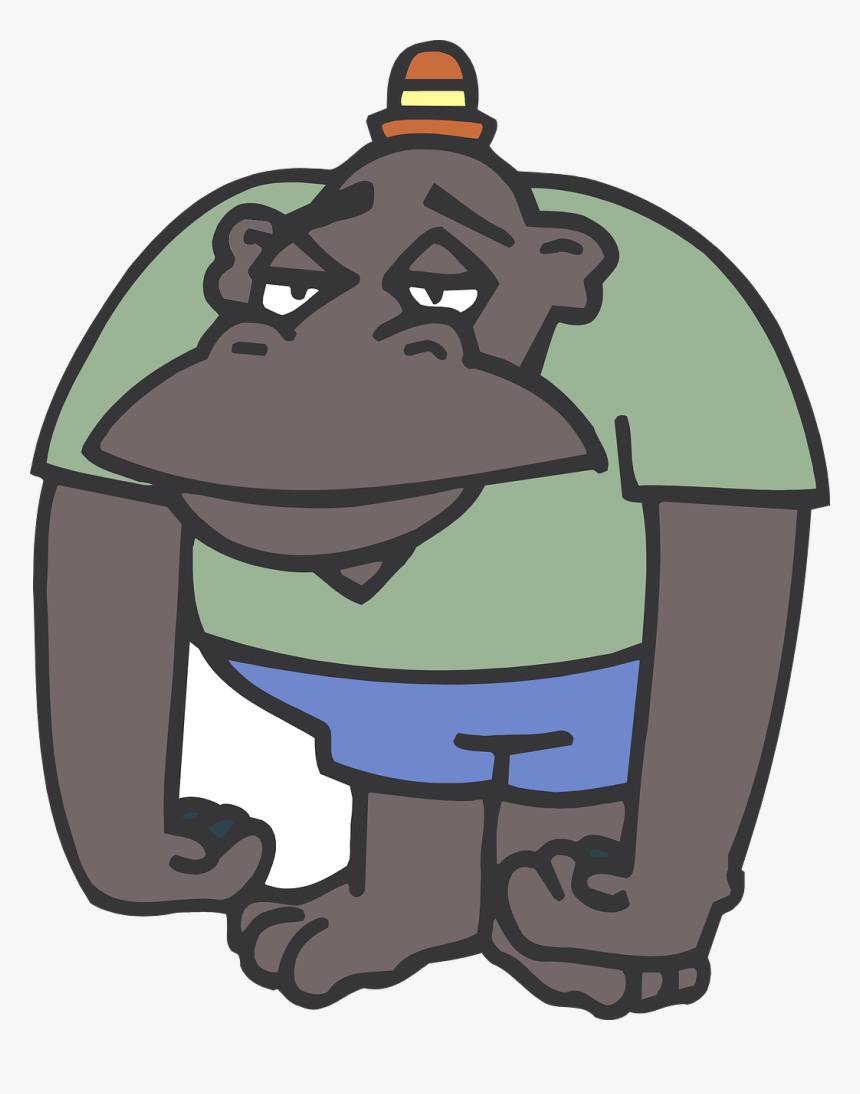 Ape With Hat, HD Png Download, Free Download