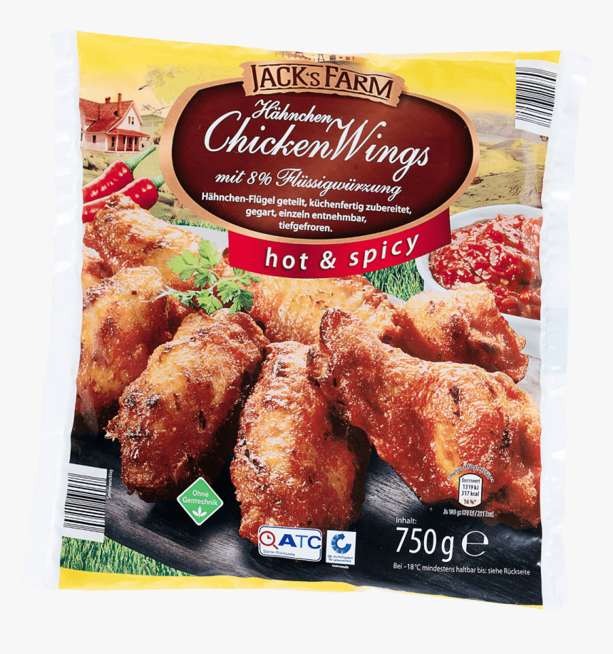 Jack"s Farm® Hähnchen Chicken Wings Hot & Spicy Von - Chicken Wings Hot And Spicy, HD Png Download, Free Download