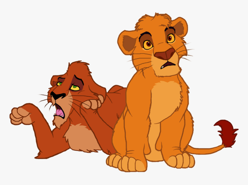 Scar And Mufsa As Cubs - Lion King Scar And Mufasa Cubs, HD Png Download, Free Download