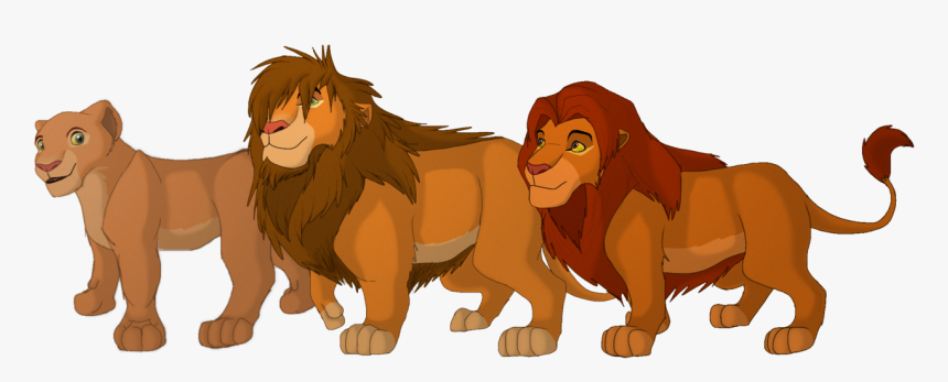 Mufasa And Sarabi Tattoo - Simba And Mufasa Big, HD Png Download, Free Download