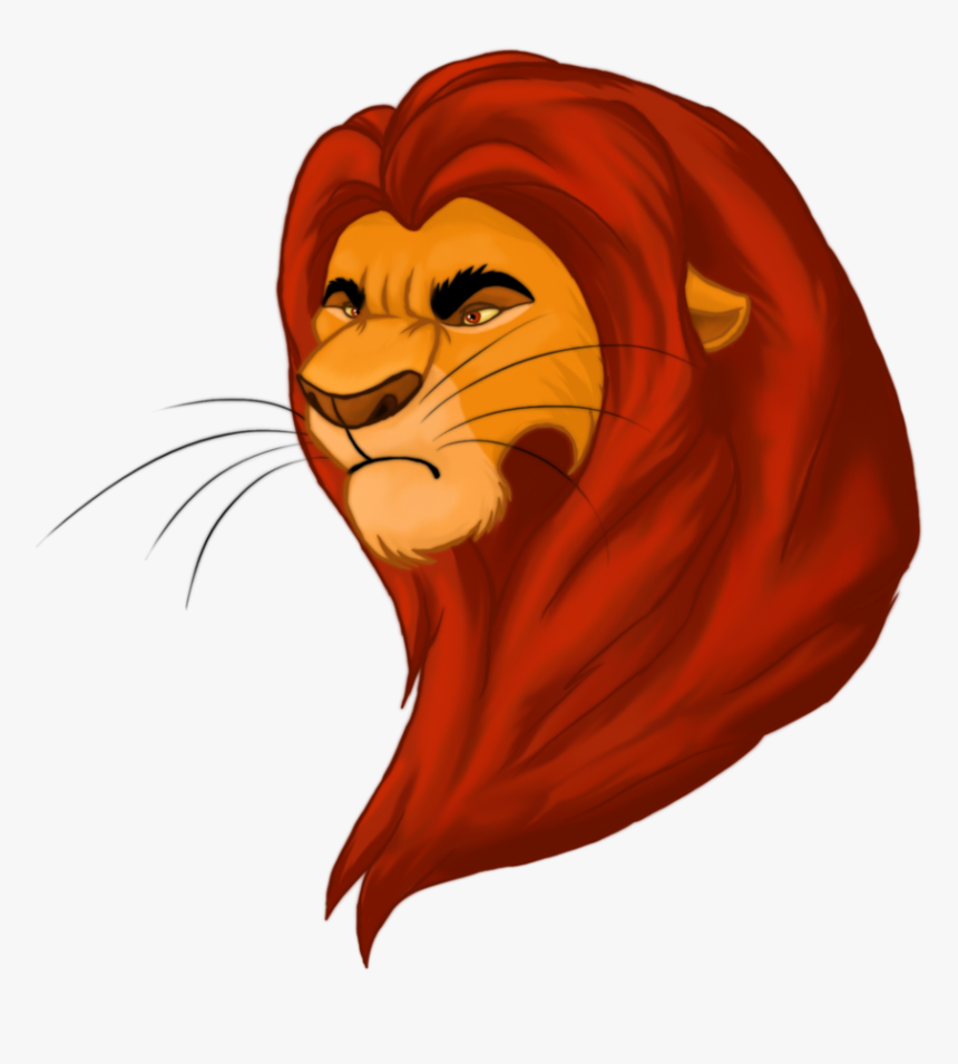 Mufasa Clipart Vector - Cute Mufasa Drawjng, HD Png Download, Free Download