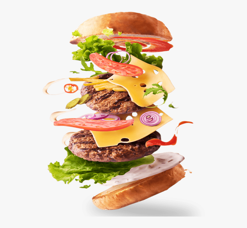 Open Burger Png, Transparent Png, Free Download