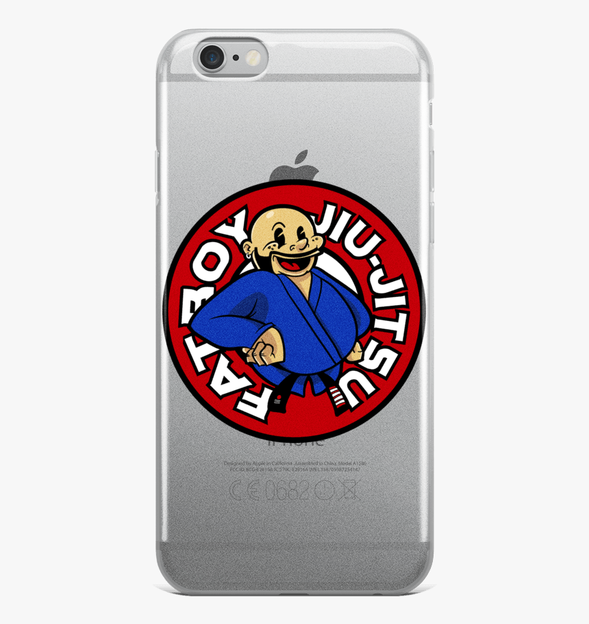 2017 Fatboy Jiu Jitsu Mockup Case On Phone Iphone 6 - Iphone, HD Png Download, Free Download