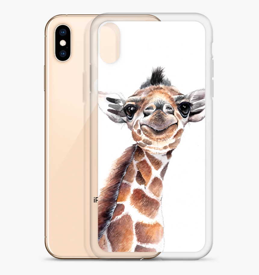 Giraffe Final Mockup Case With Phone Default Gold Iphone, HD Png Download, Free Download