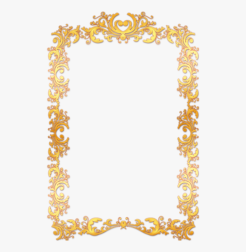 Frame Vintage Gold Ornate - Decorative To Do List, HD Png Download, Free Download