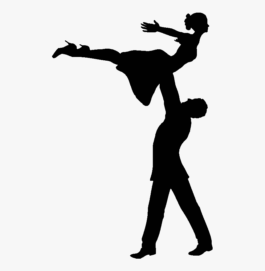 Forgetmenot Dance Couples Silhouettes Diy Couple - Dancer Silhouette Male And Female, HD Png Download, Free Download