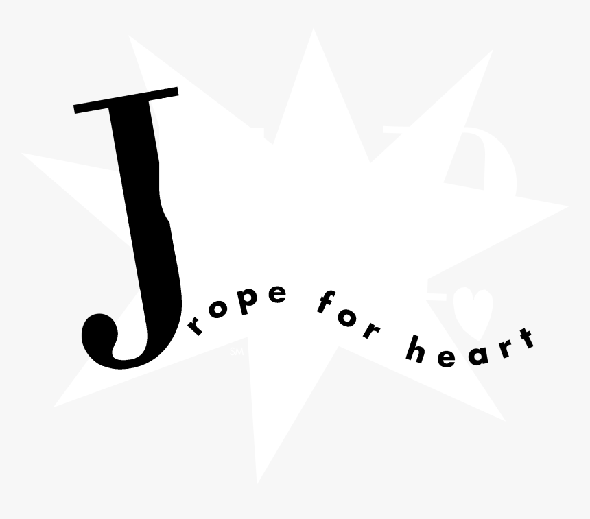 Jump Rope For Heart Logo Black And White - Heart, HD Png Download, Free Download