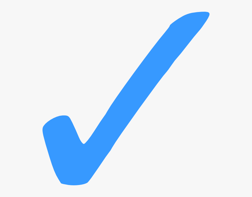 Thumb Image - Light Blue Check Mark, HD Png Download, Free Download