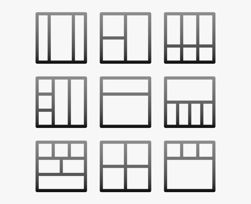 Free Square Cliparts Download - Black Window Cartoon, HD Png Download, Free Download