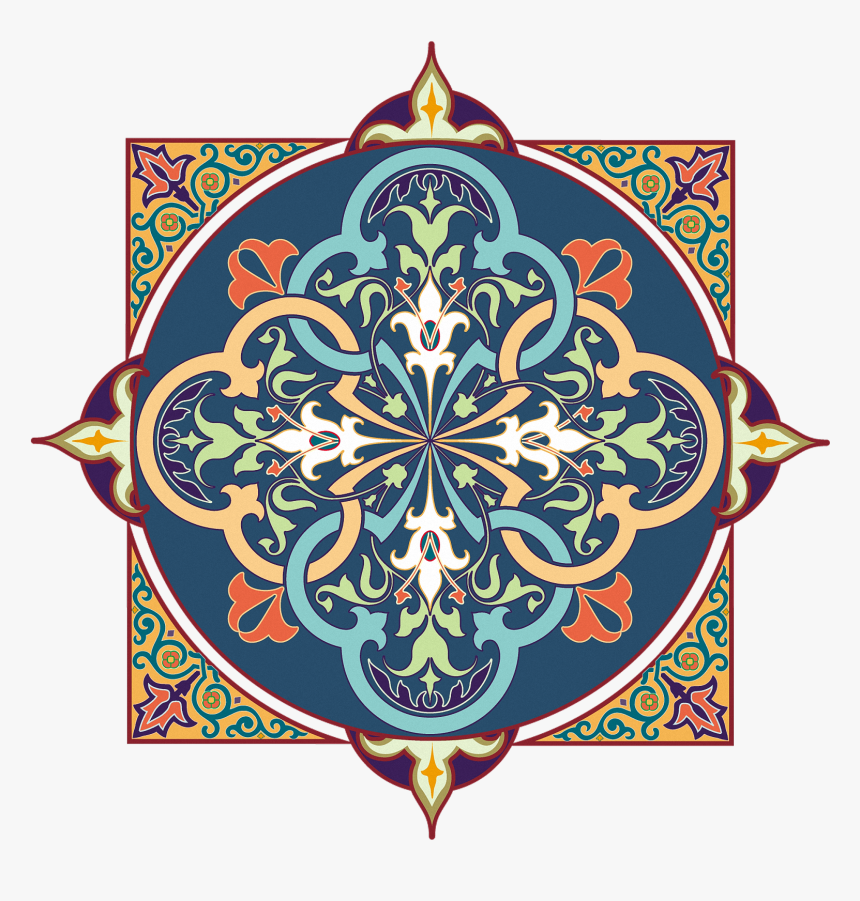 Arabic Pattern, Islamic Patterns, Mandala Design, Swirl - Motifs Islamic Art Design Patterns, HD Png Download, Free Download