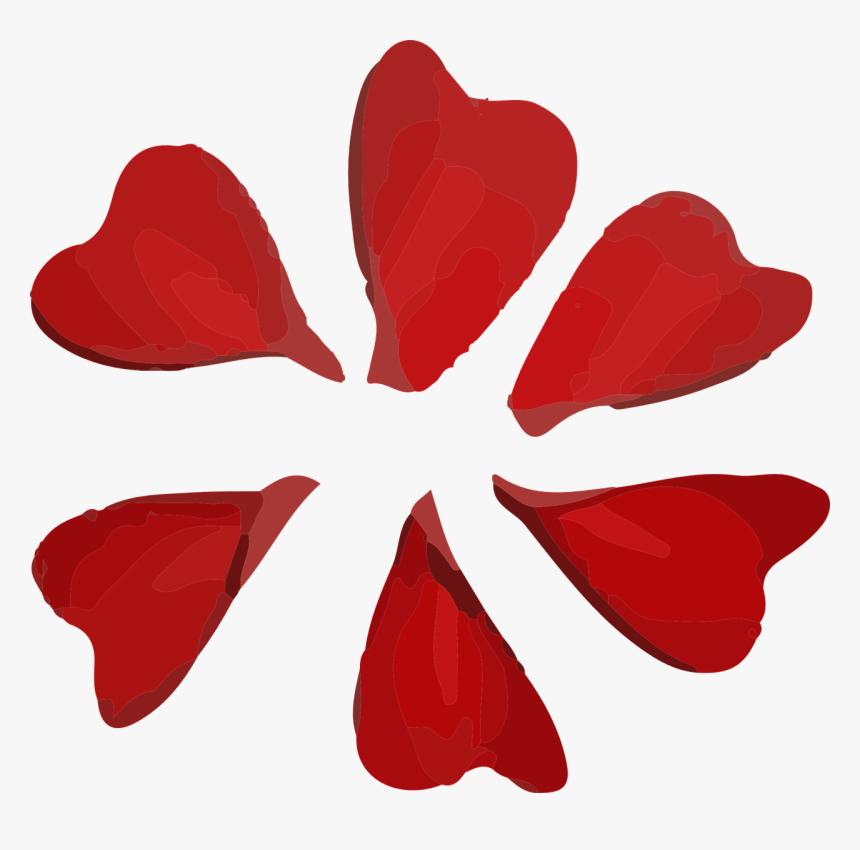 Red Petal Png, Transparent Png, Free Download