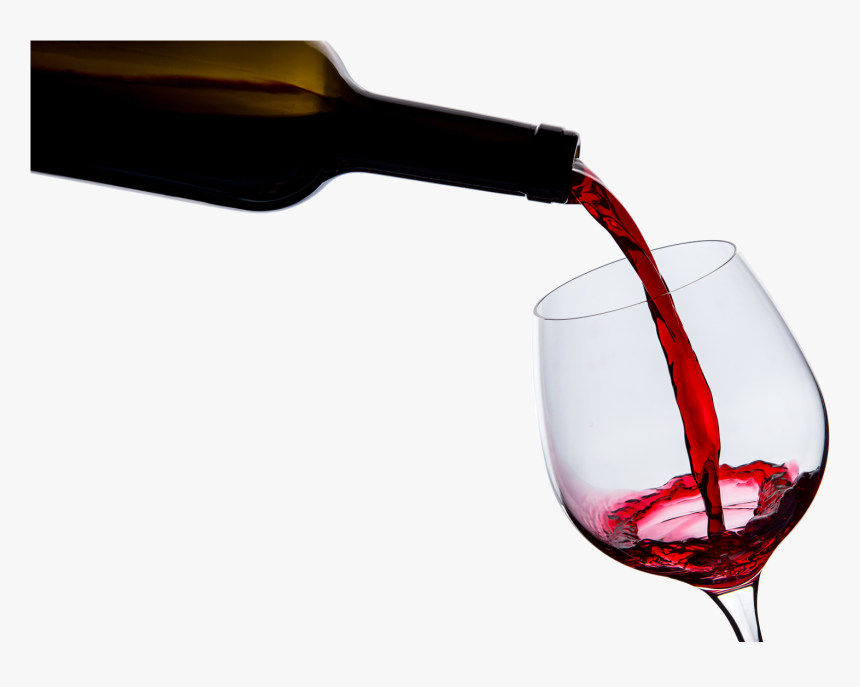 Wine Glass Bottle Png, Transparent Png, Free Download