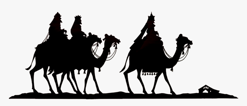 The Three Wise Men Silhouette - Three Wise Men Png, Transparent Png, Free Download