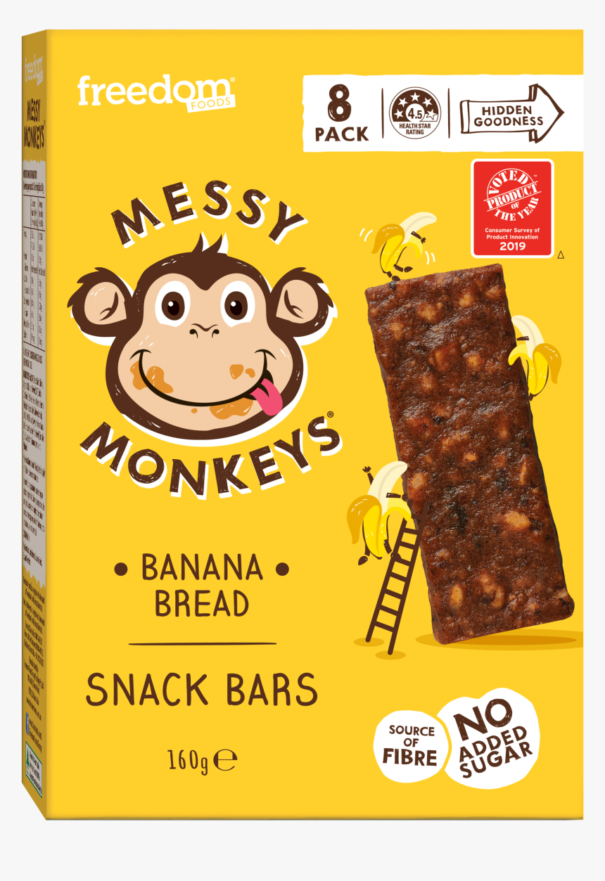 Messy Monkeys Snack Bars, HD Png Download, Free Download