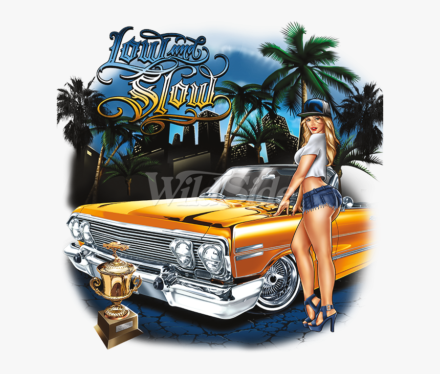 Low And Slow Lowrider Art - Low And Slow Lowrider, HD Png Download is free ...