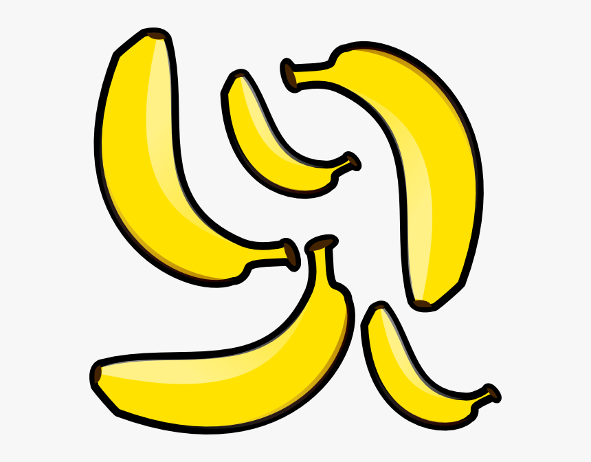 Banana Pictures Cartoon - Small Banana Clipart, HD Png Download, Free Download