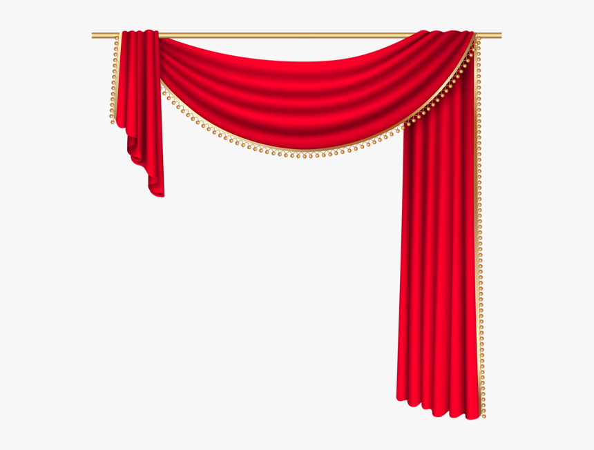 Red Curtain Transparent Png - Curtain Designs Png, Png Download, Free Download