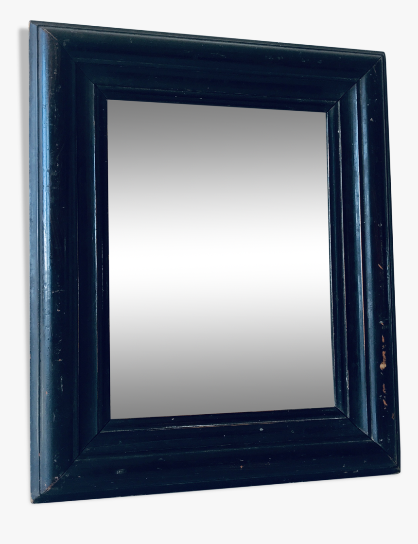 Mirror Antique Wooden Frame Black 28x34cm"
 Src="https - Mirror, HD Png Download, Free Download
