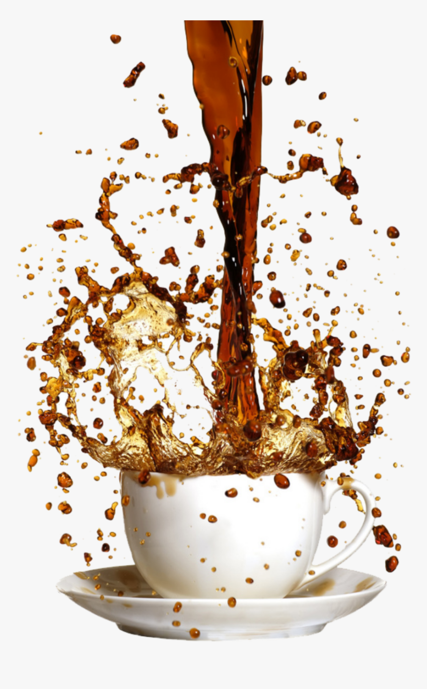 #ftestickers #coffee #pouring - Coffee Splash, HD Png Download, Free Download