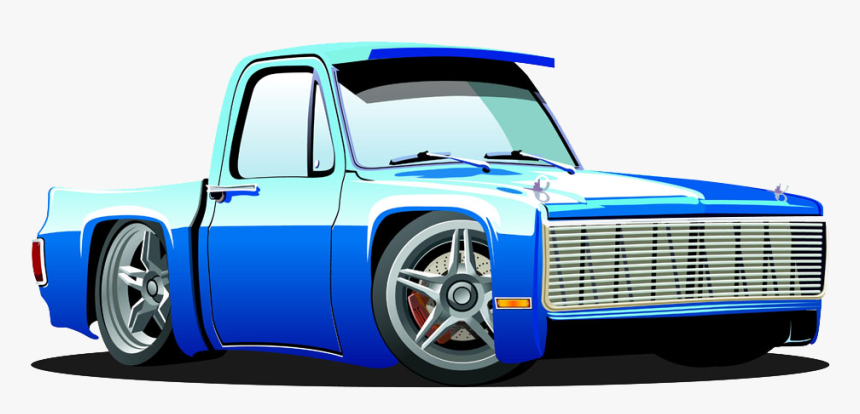 Pachuca Drawing Lowride - Clip Art Low Rider Truck, HD Png Download, Free Download