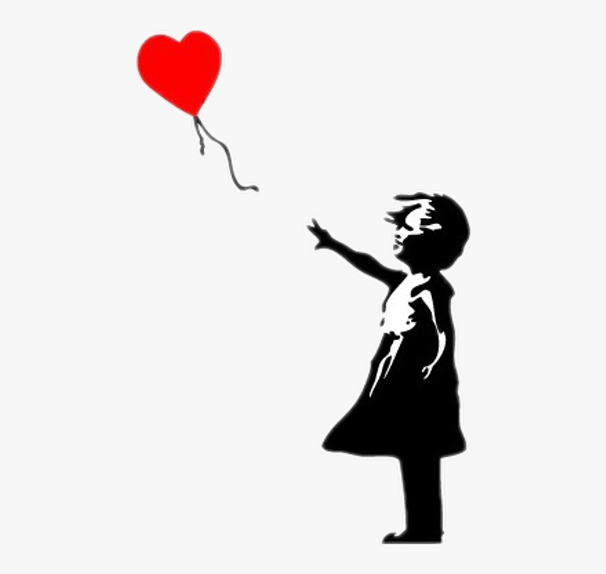 Banksy Balloon Girl Clipart , Png Download - Banksy Balloon Girl, Transparent Png, Free Download