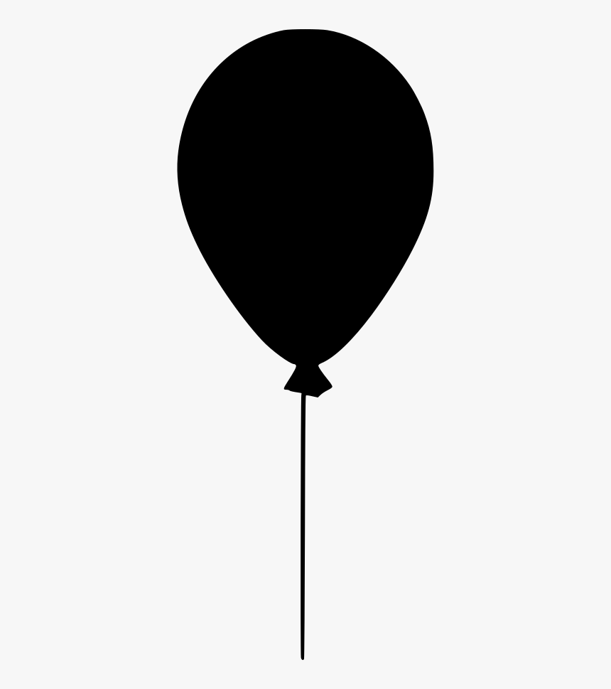Black Balloon No Background - Balloon, HD Png Download, Free Download