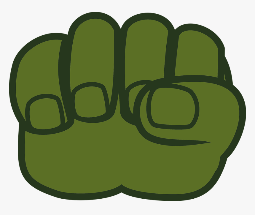 Mão, Hulk, Verde, HD Png Download, Free Download