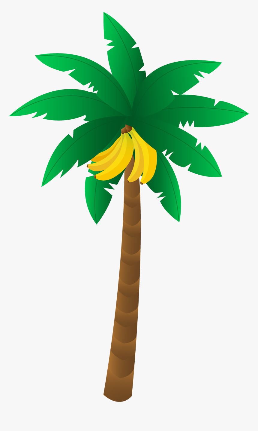 Tropical Banana Tree - Banana Tree Clipart Png, Transparent Png, Free Download