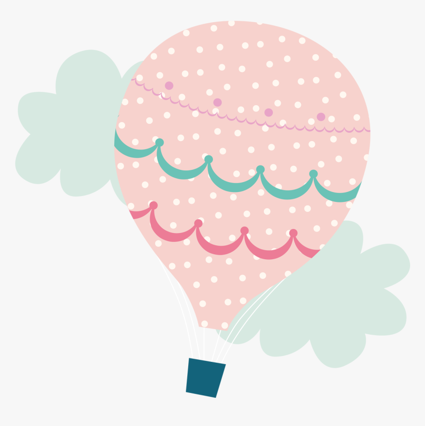 Hot Air Balloon - Hot Air Balloon Pink Png, Transparent Png, Free Download