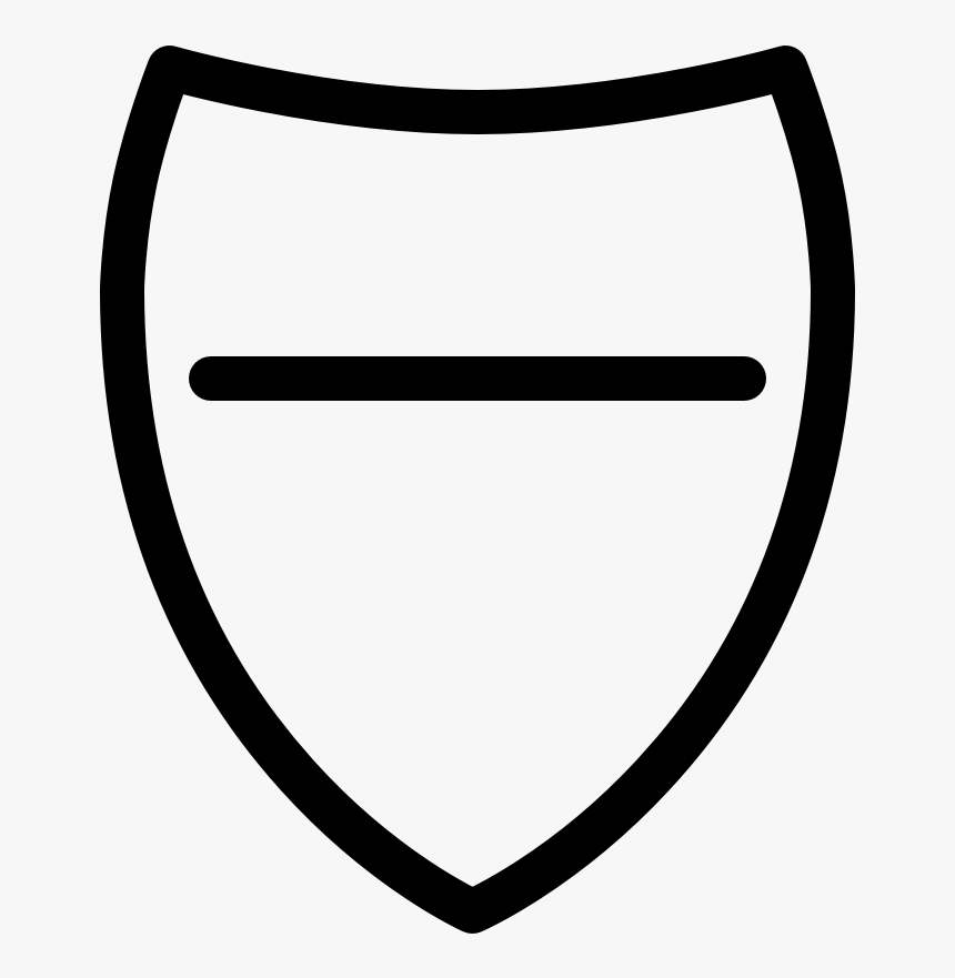 Security Shield Line Horizontal, HD Png Download, Free Download