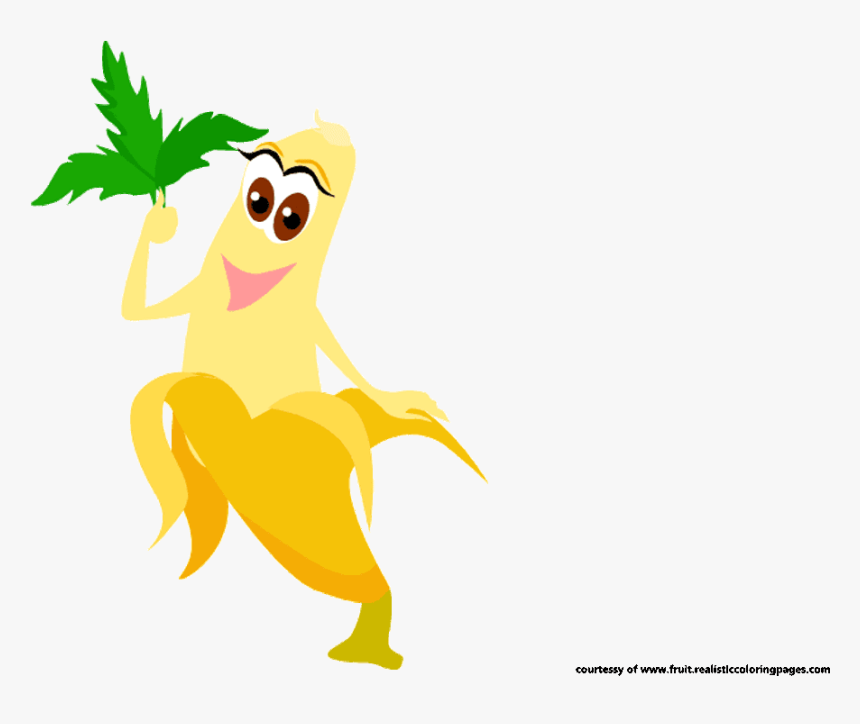 Banana Cartoon Cliparts - Clip Art, HD Png Download, Free Download