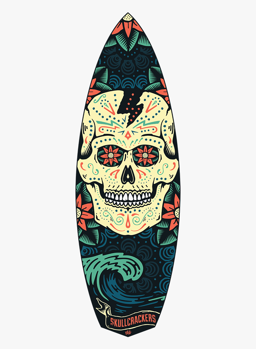 Low Rider - Surfboard Skull, HD Png Download, Free Download