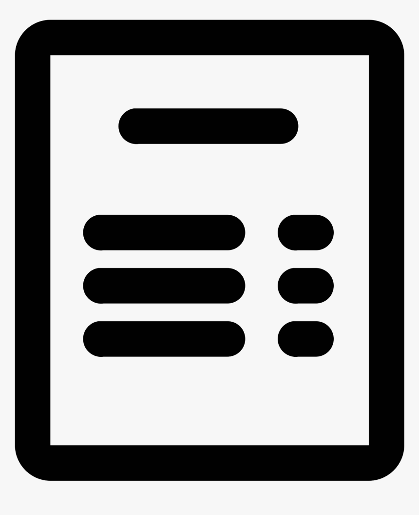 Straight Horizontal Line Png Bills Icon Png- - Bills Icon, Transparent Png, Free Download