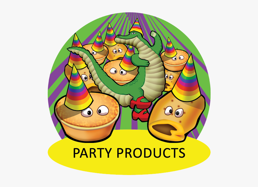 Cartoon Party Pies And Sausage Rolls, HD Png Download, Free Download