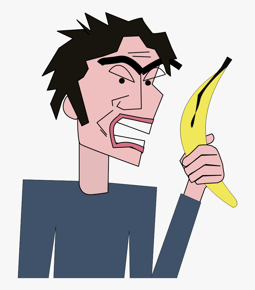 Clipart Banana Eye - Go Bananas Idiom Meaning, HD Png Download, Free Download