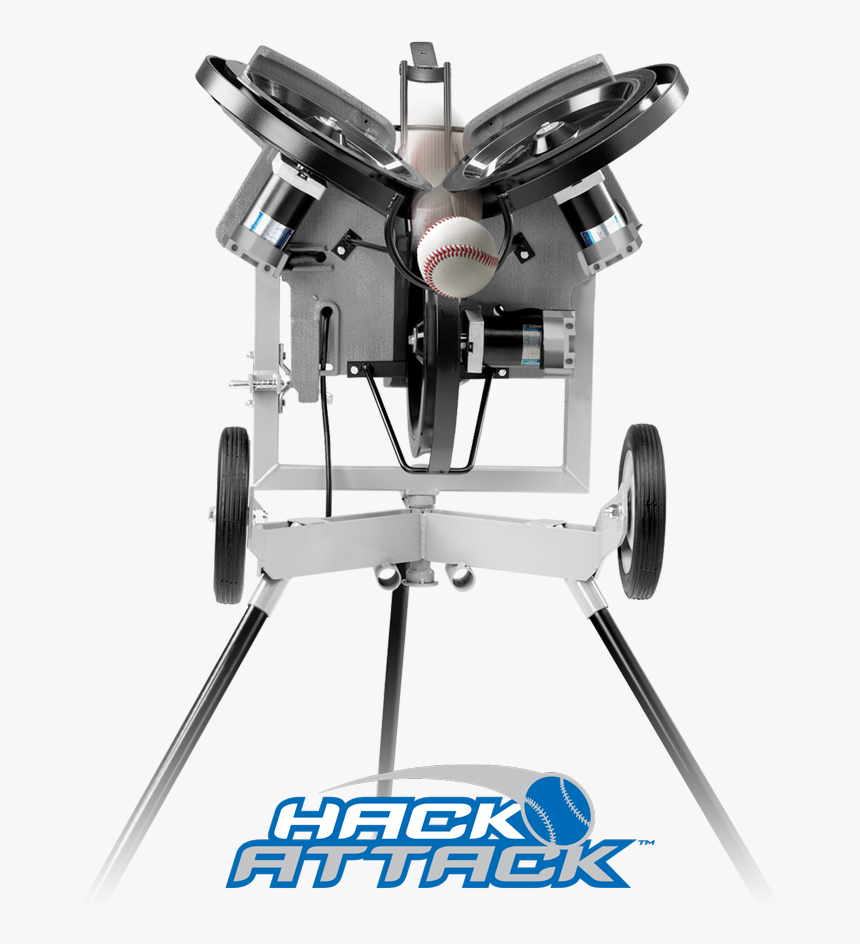 Hack Attack Baseball Pitching Machine"
 Title="hack - Hack Attack Pitching Machine, HD Png Download, Free Download