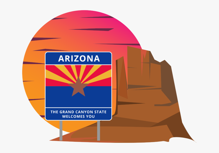 Cbd Oil Michigan - Welcome To Arizona Postcard, HD Png Download, Free Download