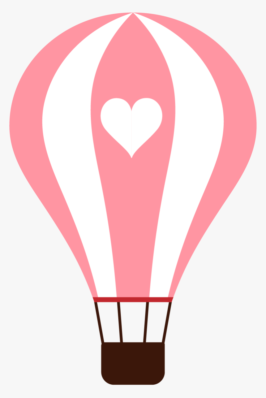 Balloon Vector - Hot Air Balloon Clipart Pink, HD Png Download, Free Download